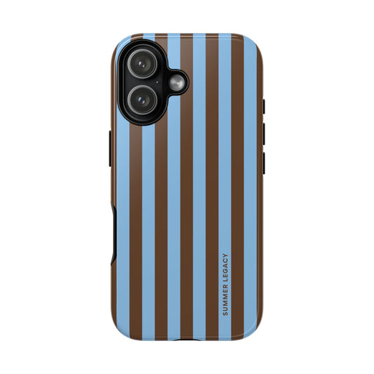 Mocha Stripe iPhone Case