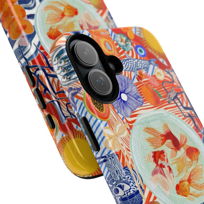Navy Goldfish Bowl MagSafe Case