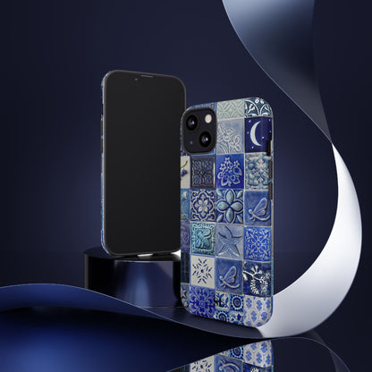 Midnight Mosaic Tiles iPhone Case