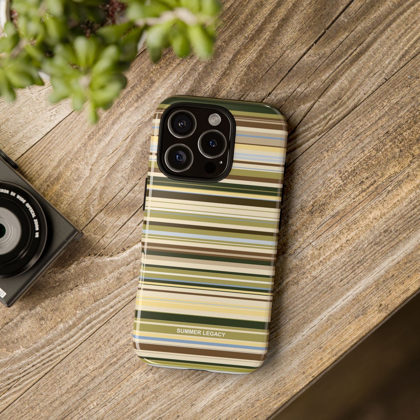 Palm Multi-stripe iPhone Case