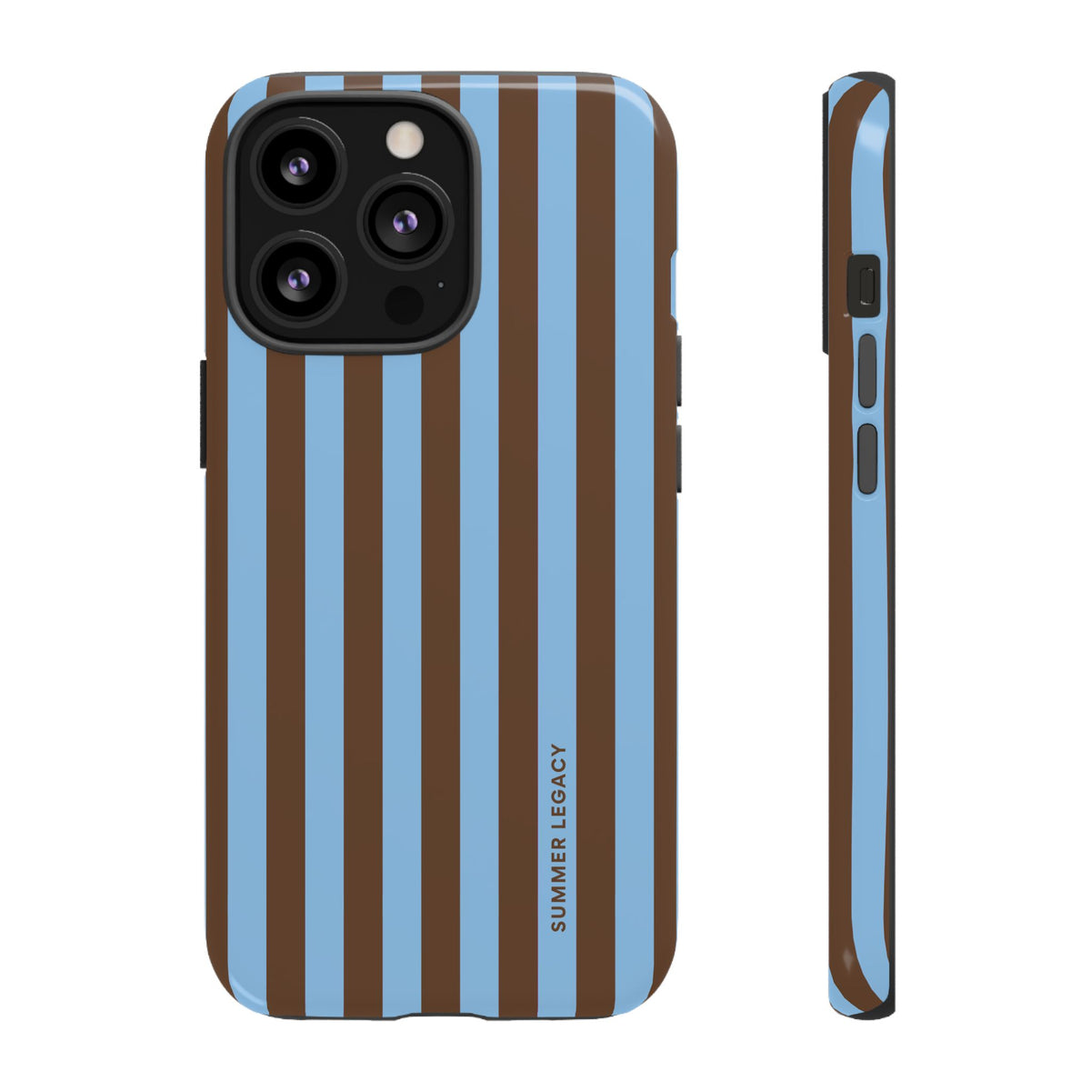 Mocha Stripe iPhone Case