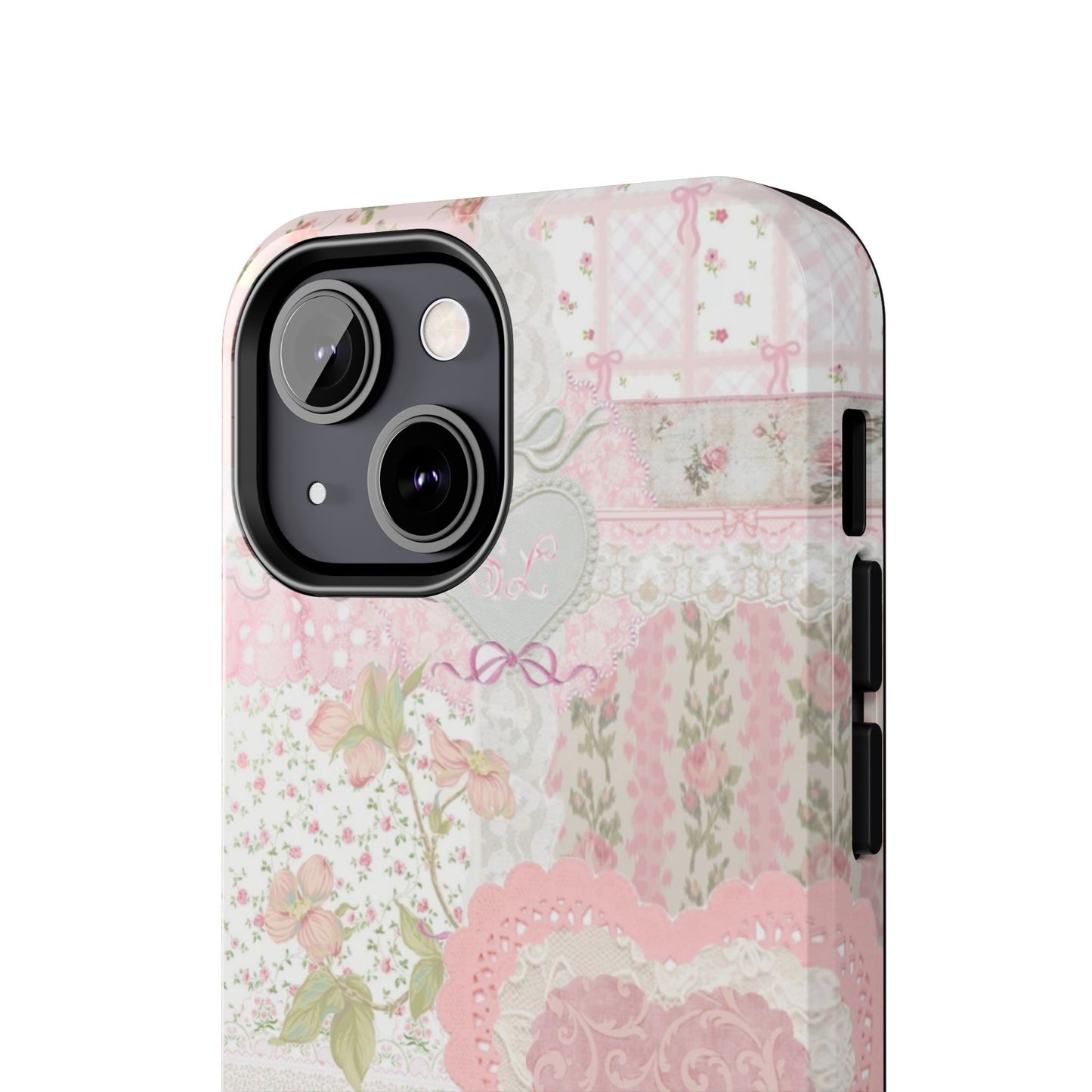 Blushing Floral Patchwork iPhone Case