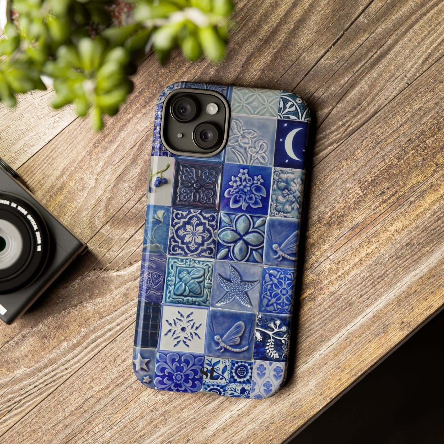 Midnight Mosaic Tiles iPhone Case