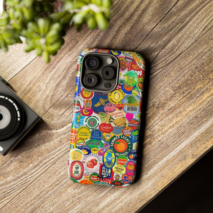 Fruit Stickers iPhone Case