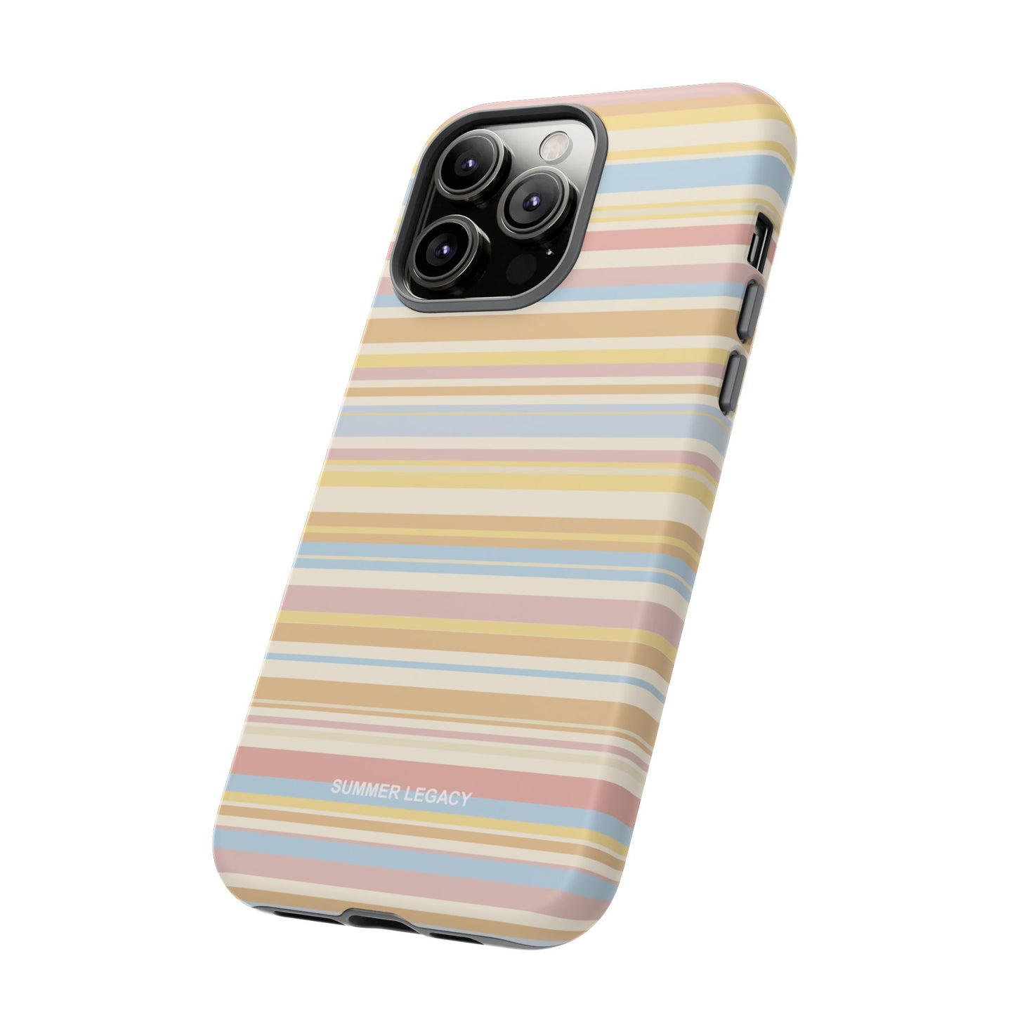 Lychee Multi-stripe iPhone Case