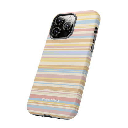 Lychee Multi-stripe iPhone Case