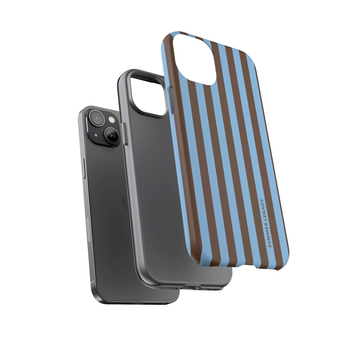 Mocha Stripe iPhone Case