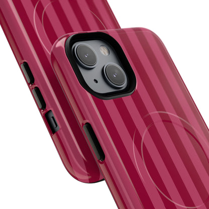 Berry Stripe MagSafe Case