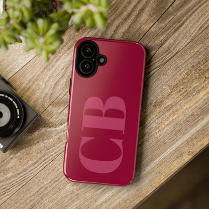 Berry Custom Initial iPhone Case