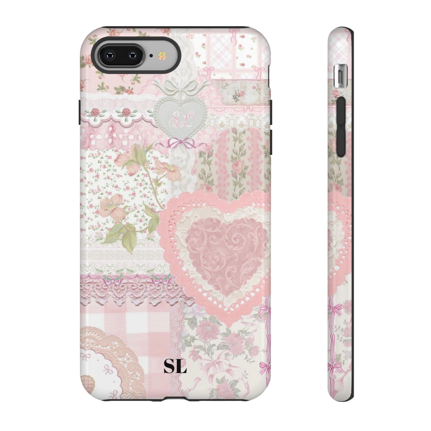 Blushing Floral Patchwork iPhone Case