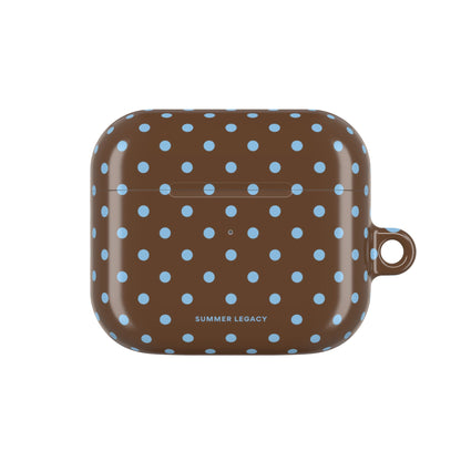 Mocha Polka Dot AirPod Case