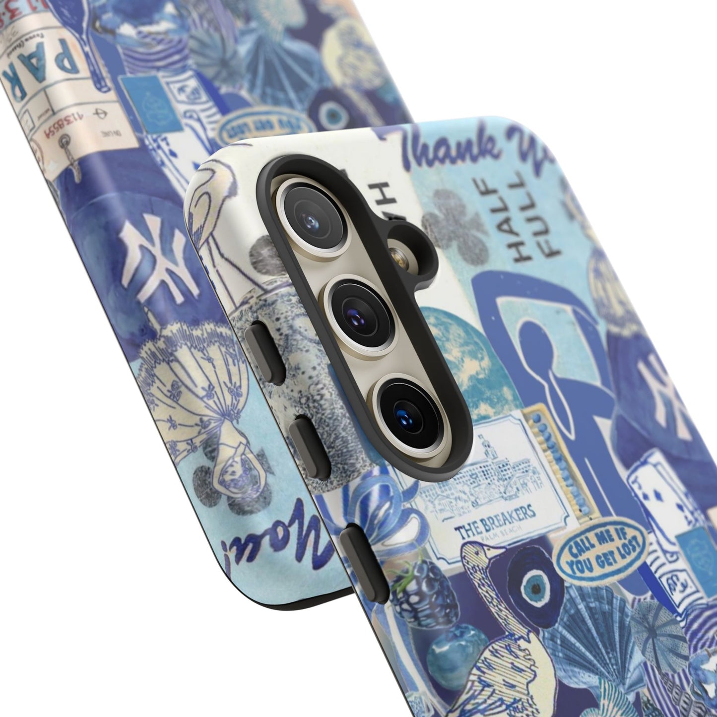 Blue Collage Samsung Case