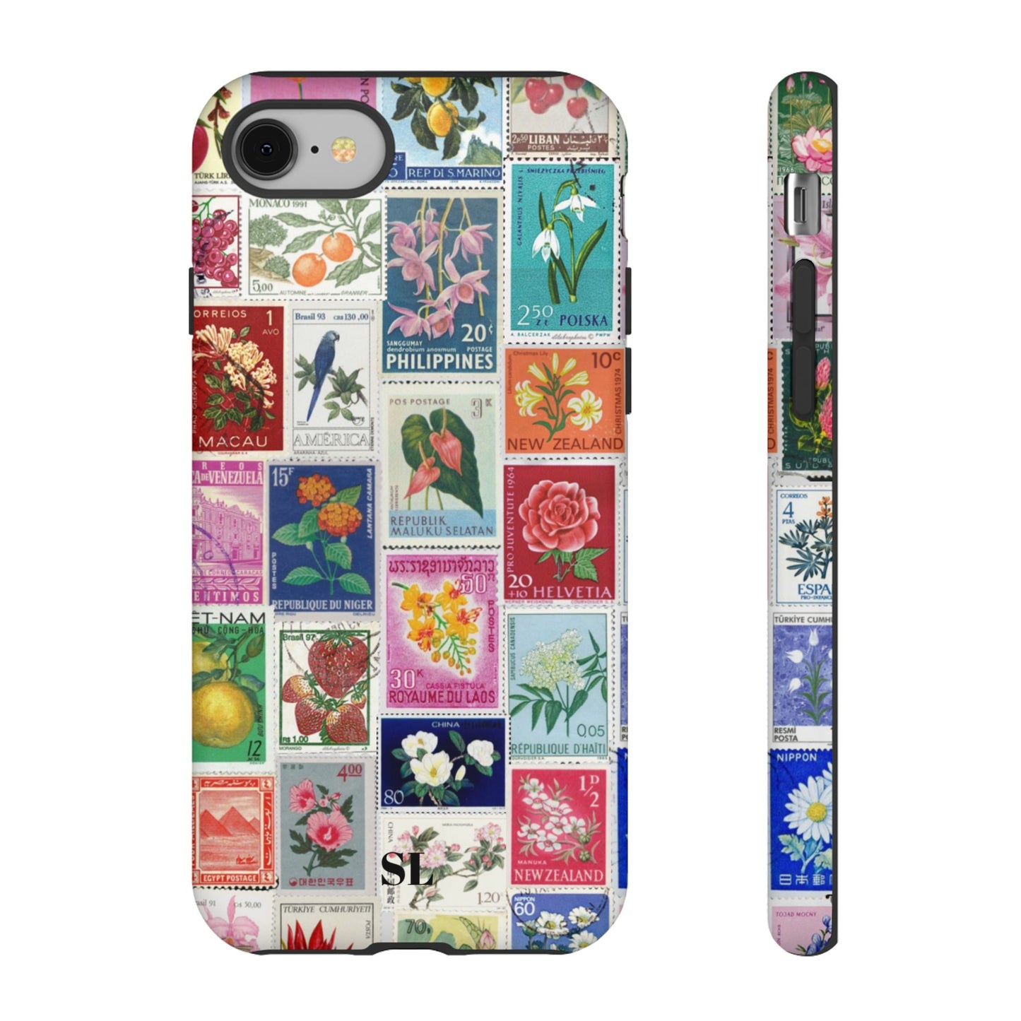 Postcard Stamps iPhone Case