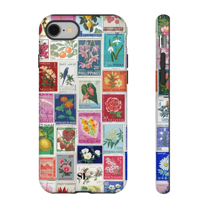Postcard Stamps iPhone Case