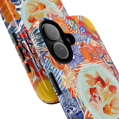 Navy Goldfish Bowl MagSafe Case