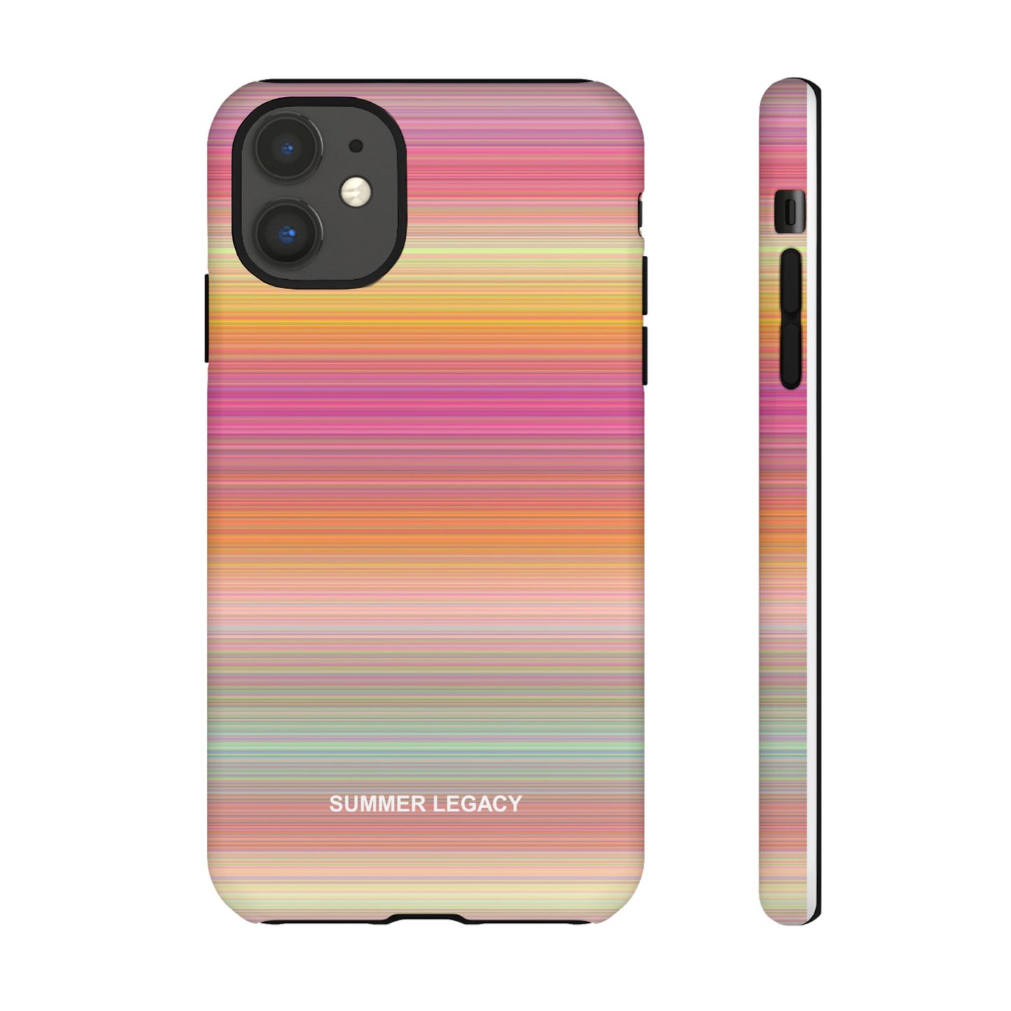 Champagne Ombre Stripe iPhone Case