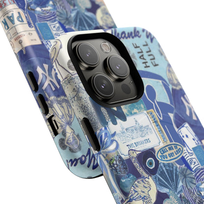 Blue Collage MagSafe Case