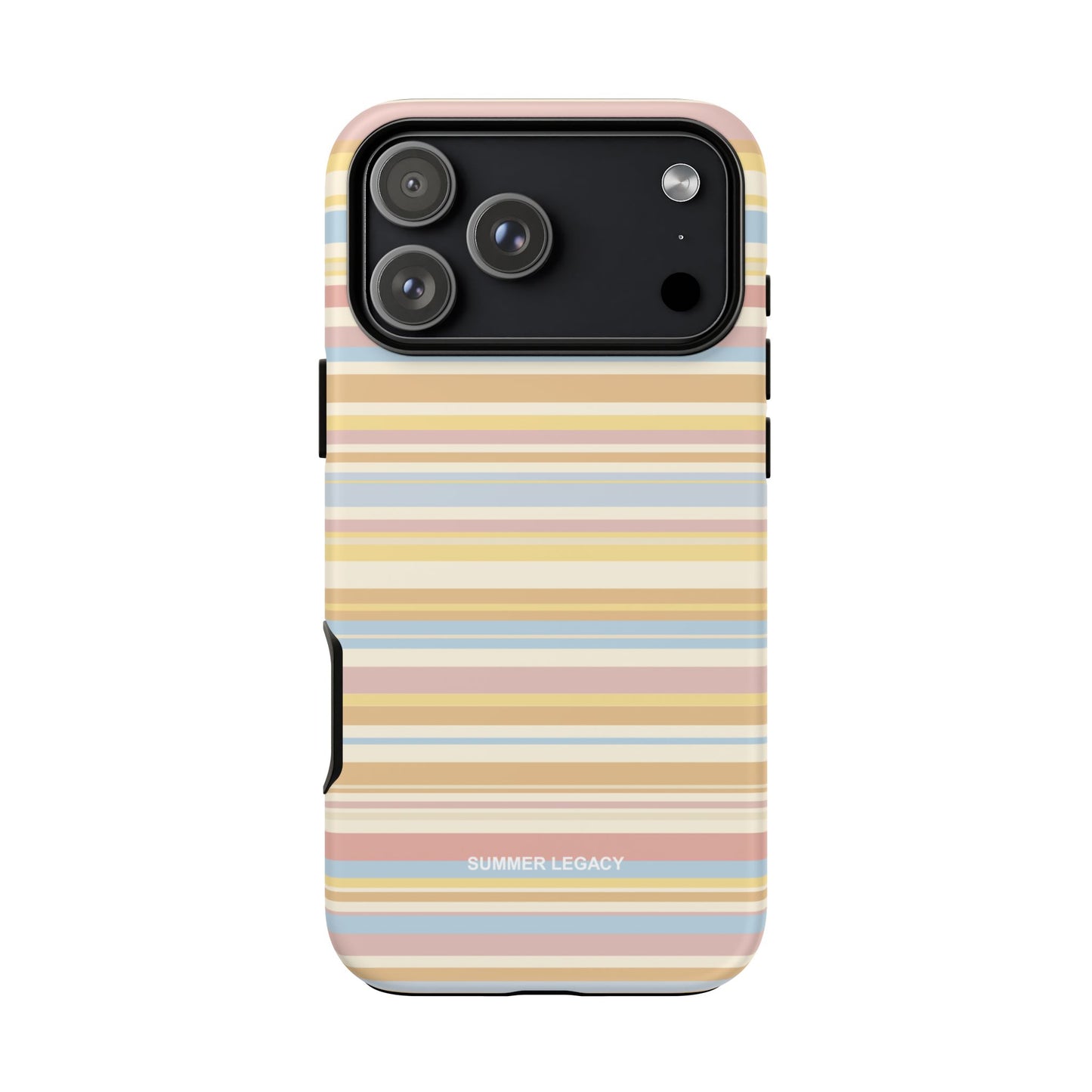 Lychee Multi-stripe iPhone Case