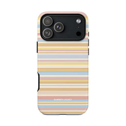 Lychee Multi-stripe iPhone Case