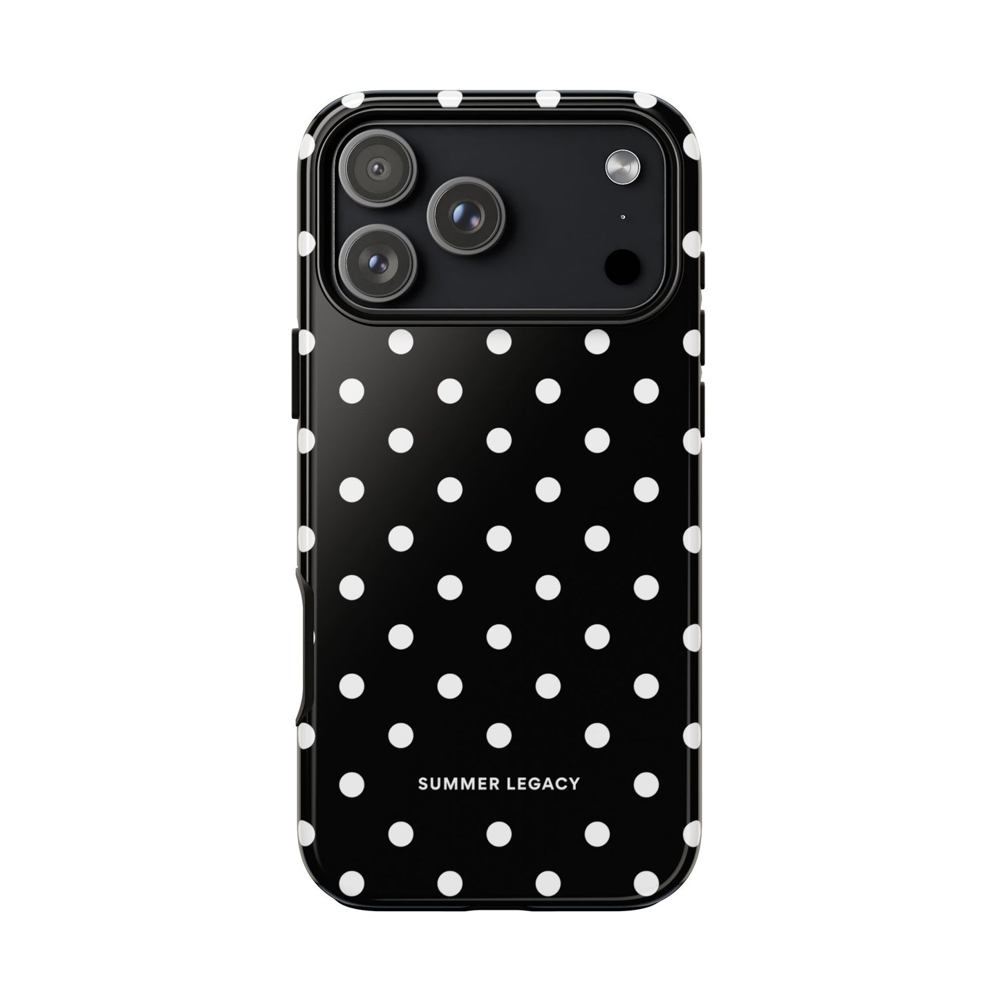 Ebony Polka Dot iPhone Case