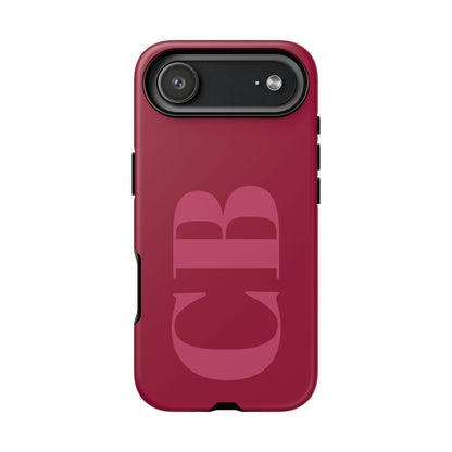 Berry Custom Initial iPhone Case