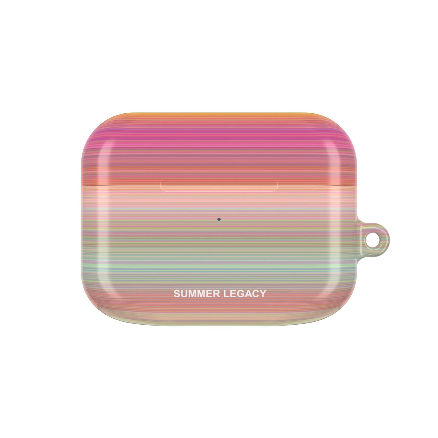 Champagne Ombre Stripe AirPod Case