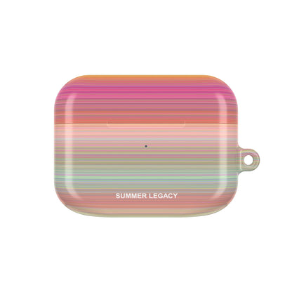 Champagne Ombre Stripe AirPod Case
