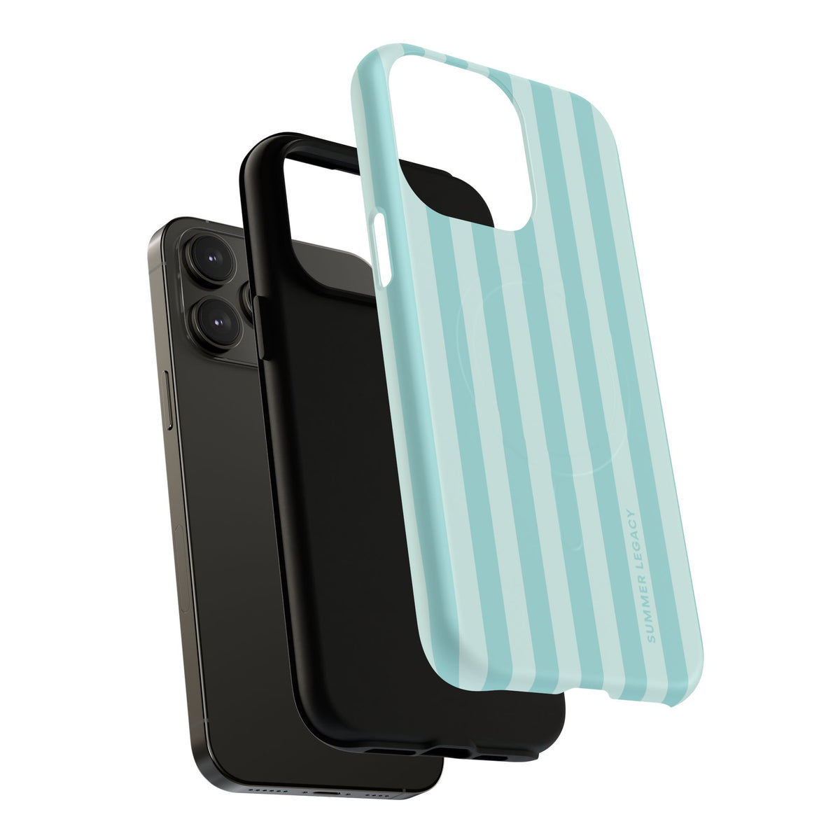Teal Stripe MagSafe Case