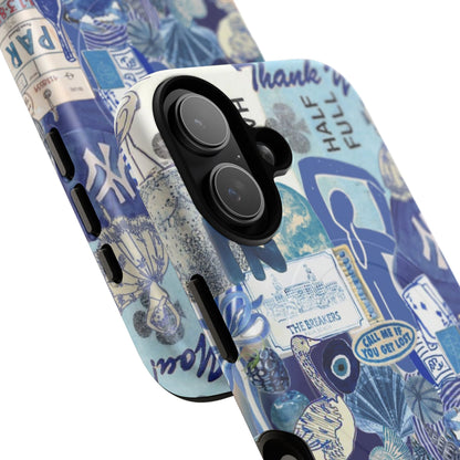 Blue Collage MagSafe Case