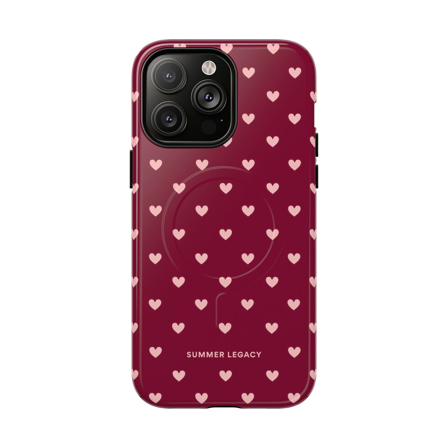 Berry Hearts MagSafe Case