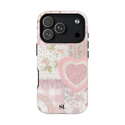 Blushing Floral Patchwork MagSafe Case