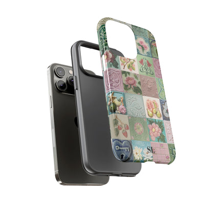 Garden Mosaic Tiles iPhone Case