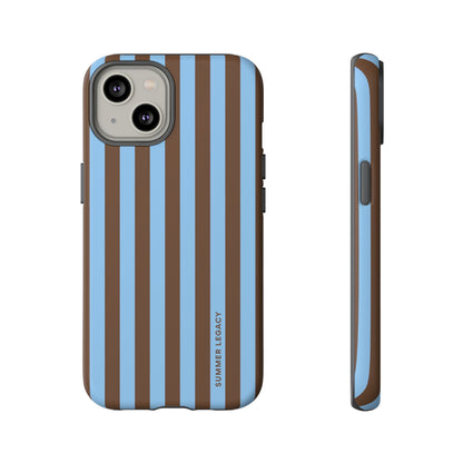 Mocha Stripe iPhone Case