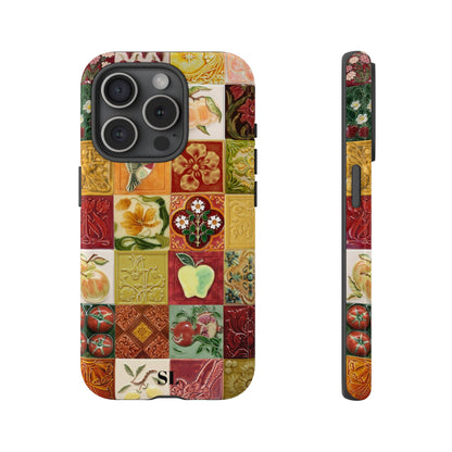 Orchard Mosaic Tiles iPhone Case