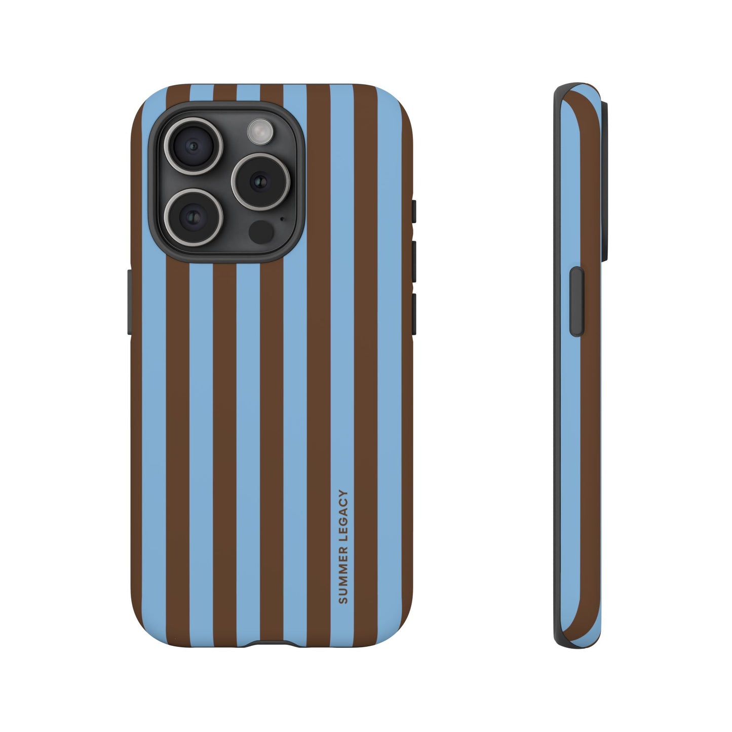 Mocha Stripe iPhone Case