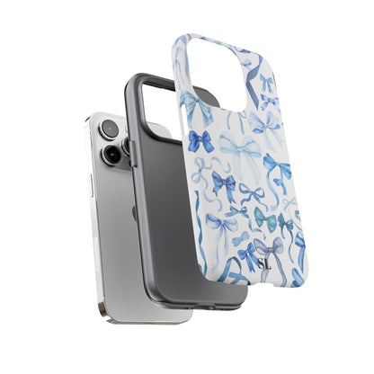 Blue Bows iPhone Case