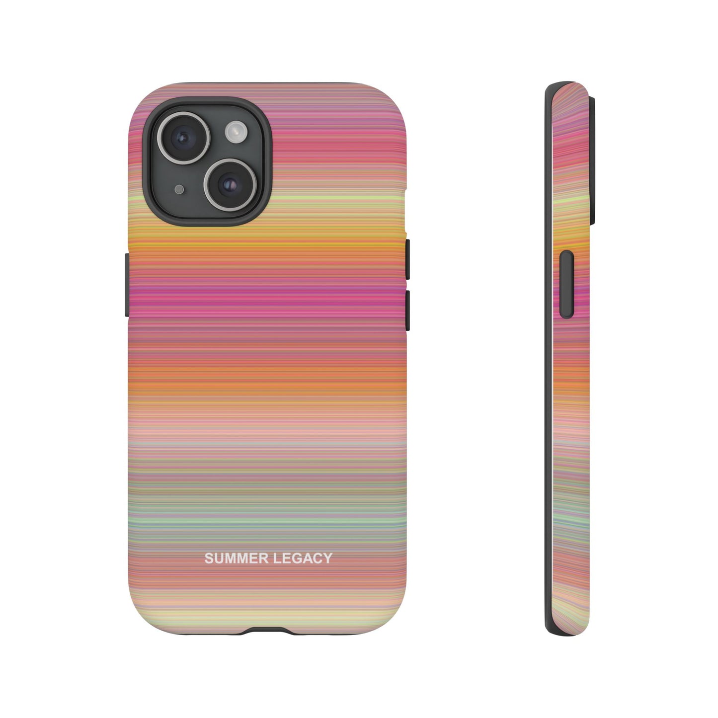 Champagne Ombre Stripe iPhone Case