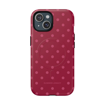 Berry Polka Dot MagSafe Case