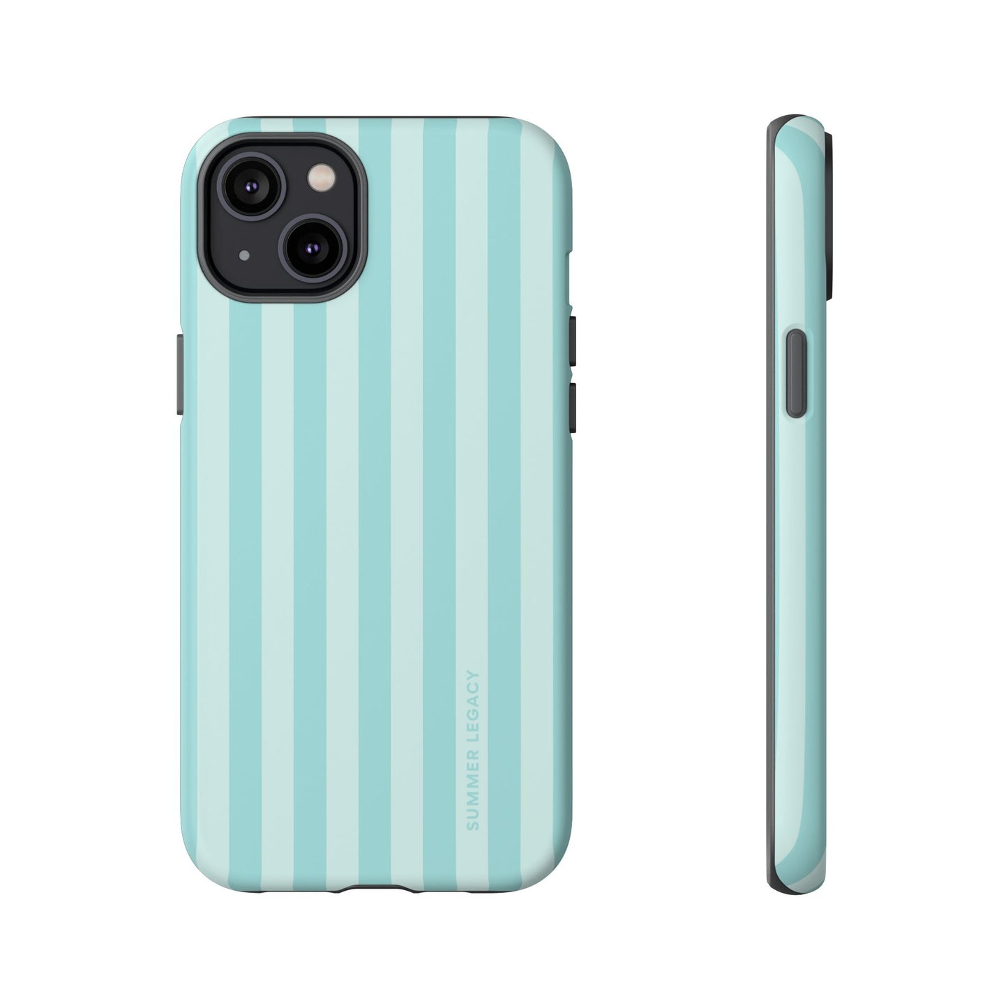 Teal Stripe iPhone Case