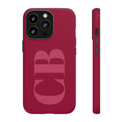 Berry Custom Initial iPhone Case