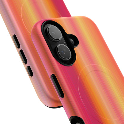 Amber Glow Ombre Stripe MagSafe Case