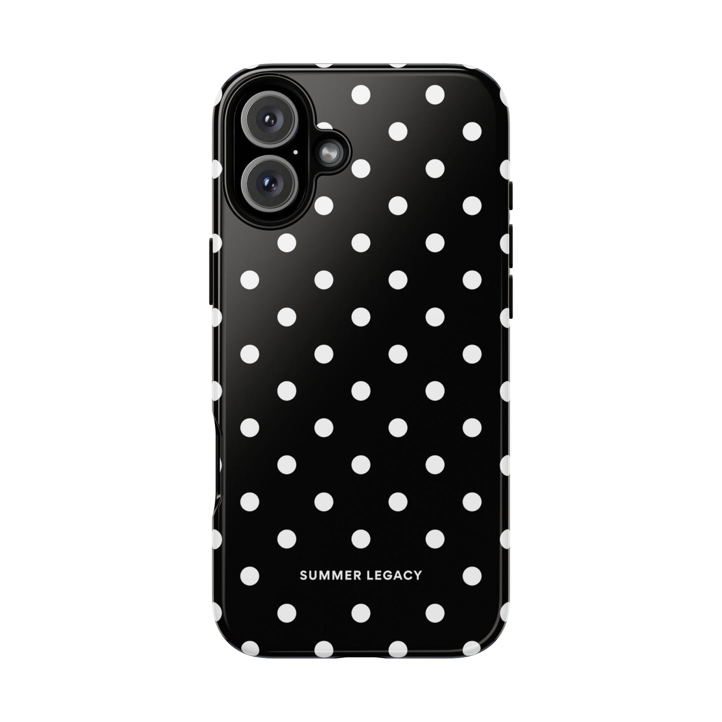 Ebony Polka Dot iPhone Case