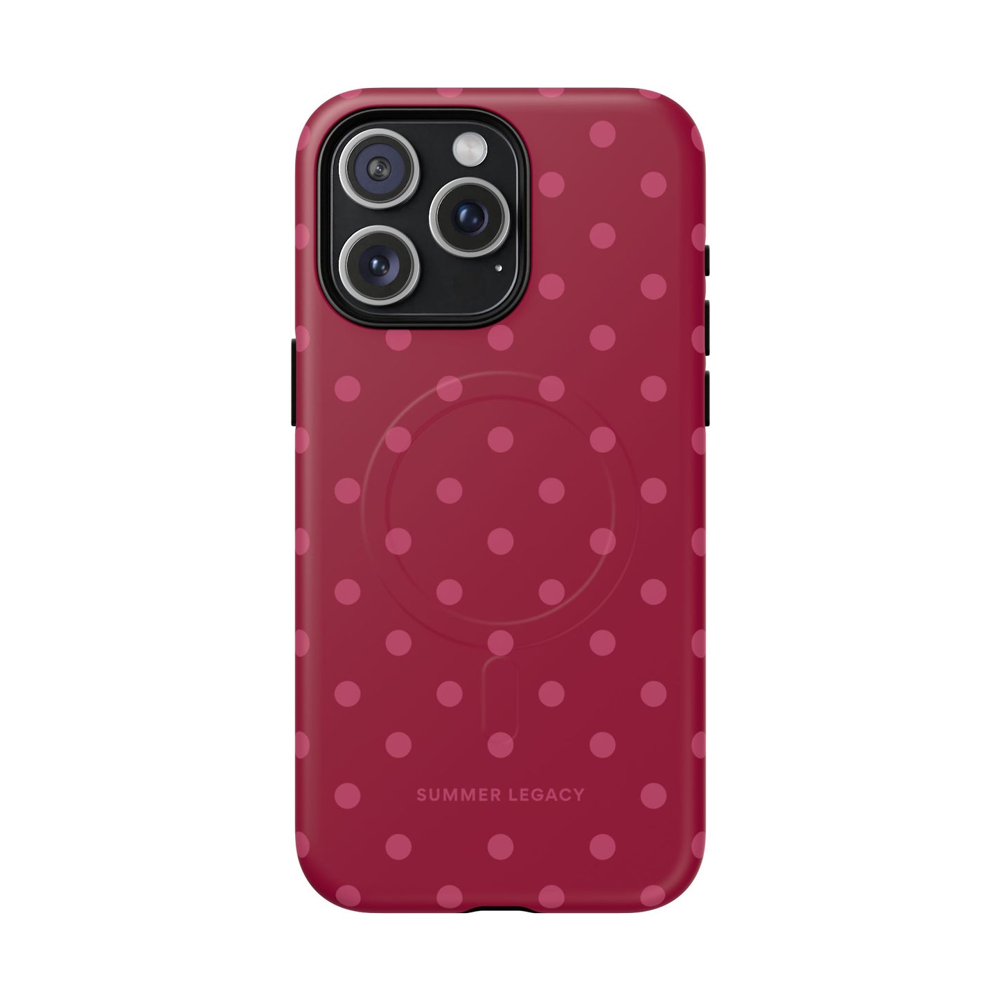 Berry Polka Dot MagSafe Case