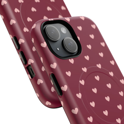 Berry Hearts MagSafe Case