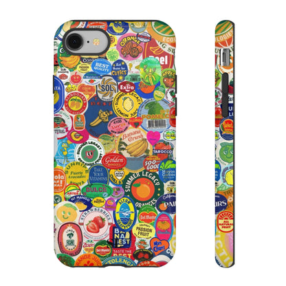Fruit Stickers iPhone Case