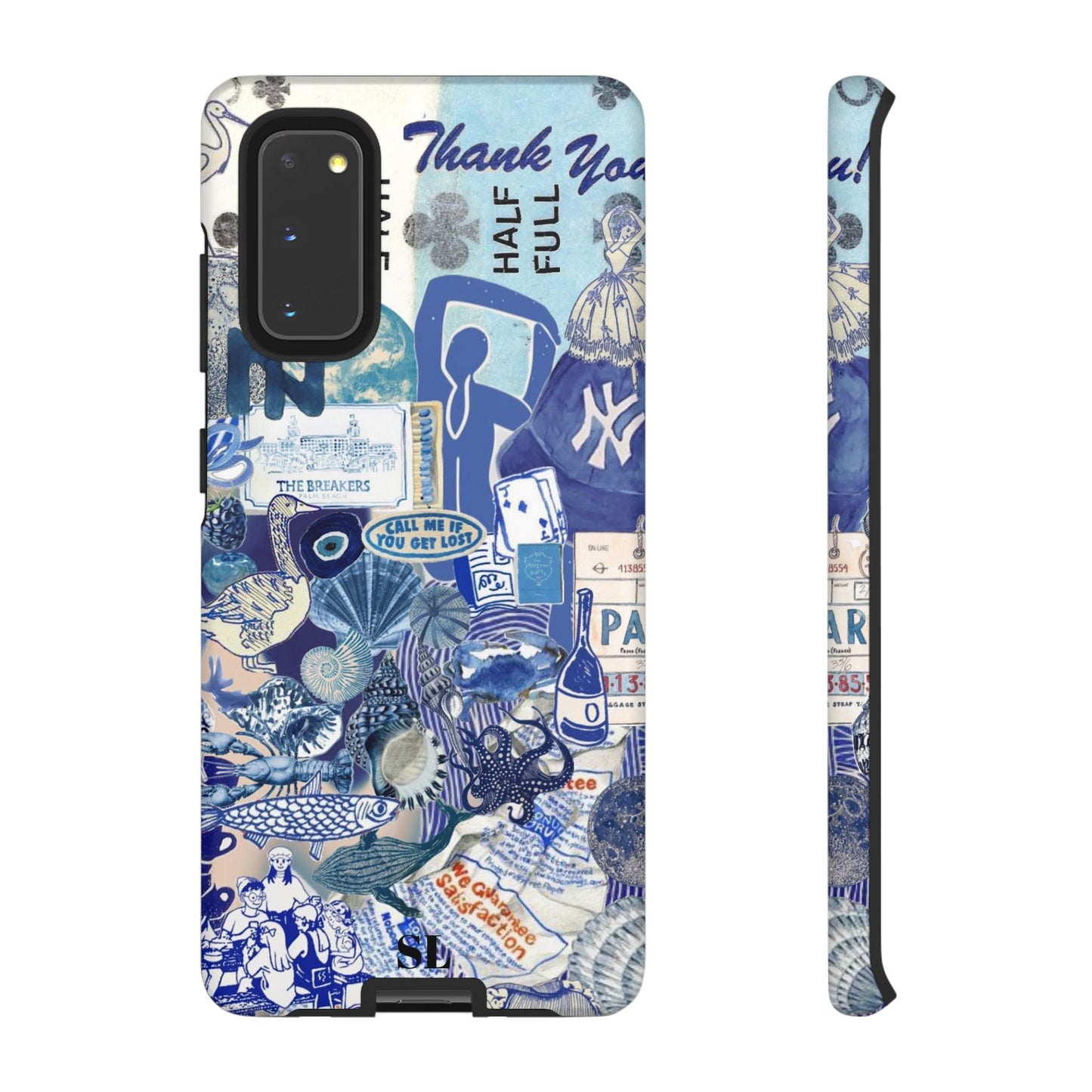 Blue Collage Samsung Case