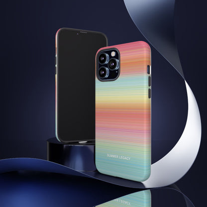 Sunrise Ombre Stripe iPhone Case