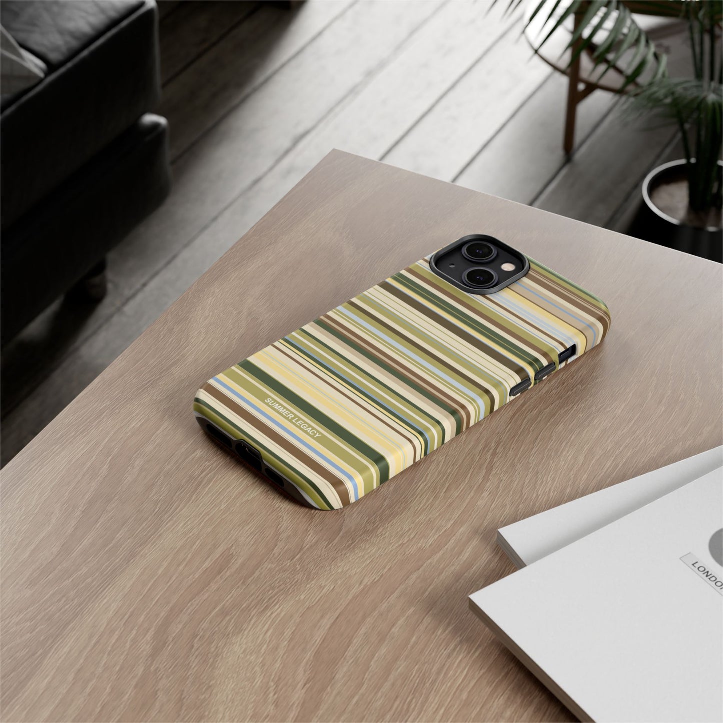 Palm Multi-stripe iPhone Case