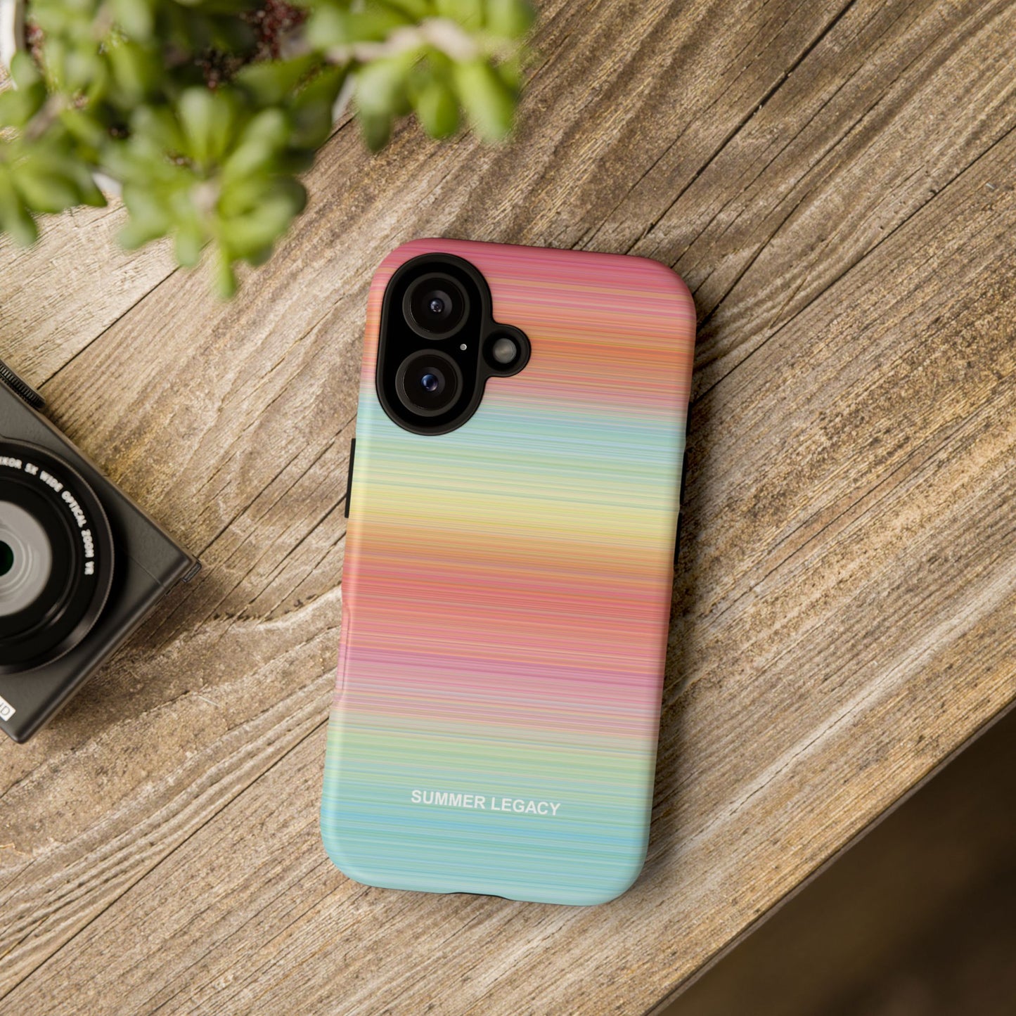 Sunrise Ombre Stripe iPhone Case