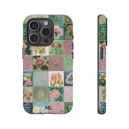 Garden Mosaic Tiles iPhone Case